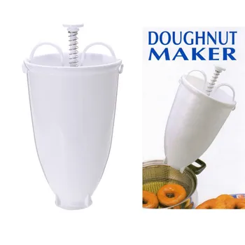 Praktiska Plastmasas Riņķa Donut Maker Mašīna Pelējuma DIY Rīku, Virtuves Mīklas Pieņemšanas Cept Izstrādājumi Stilīgs Bakeware Rīki A65