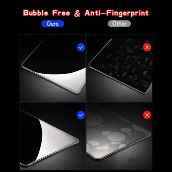 Pret pirkstu Nospiedumu Tablete Rūdīts Stikls Filmu par Alcatel 3T 8/ A30/OneTouch PIXI 3/POP 7 / 7s Caurspīdīga Ekrāna Aizsargs, Stikls