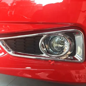 Priekš Honda City-2017 ABS Hromēti Priekšējie Miglas lukturi Segtu Galvu Miglas Lukturi Apdares auto dizains auto Piederumi 2gab