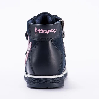 Princepard Jaunus ortopēdisko apavus bērniem gadījuma īstas ādas krāsa navy bērnu ortopēdiskie apavi meitenēm un zēniem 28-36 izmēra