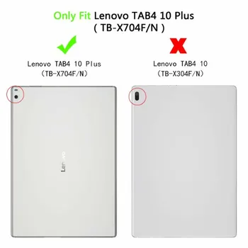 PU Āda Smart Case Lenovo Cilnes 4 10 Plus 10.1