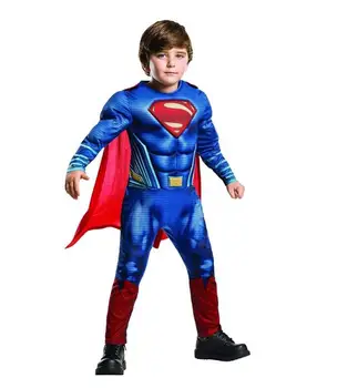Purima Cosplay Kostīmi Bērniem Deluxe Muskuļu Ziemassvētku Kostīms bērniem, zēniem, bērniem superhero movie cilvēks tērauda cosplay