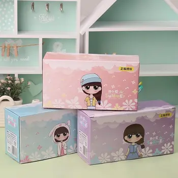 Puķu meitene, zīmuli, zīmuļu vienkāršas meitenes, sievietes radošās bloķēšanas kancelejas preces soma zīmuļu kastē zīmuļu kaste