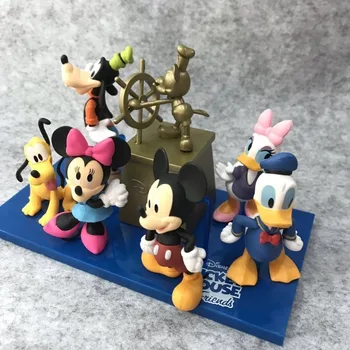 PVC Oriģināls Disney Mickey Mouse Clubhouse Minnie Donald Duck Daisy Plutons Dumjš Anime Attēls Rīcības Attēls Dzimšanas dienas Dāvana Bērnam