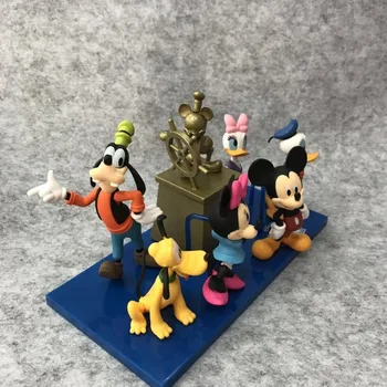PVC Oriģināls Disney Mickey Mouse Clubhouse Minnie Donald Duck Daisy Plutons Dumjš Anime Attēls Rīcības Attēls Dzimšanas dienas Dāvana Bērnam