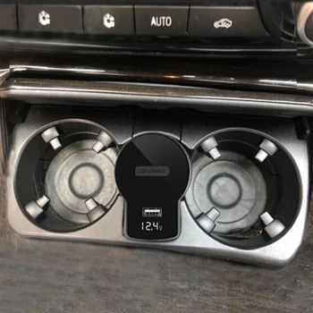 QI tālruņu lādētāju BMW 5 Series F10 F18 520i 523i 535i 2012-2017 automašīnu bezvadu lādēšanas plāksnes tālruņa turētāju piederumi