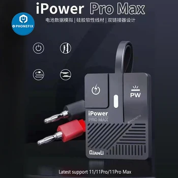 Qianli iPower Max Pro Barošanas Kabelis Testa Kabelis priekš iPhone 11 11Pro Max XS XSMAX X 8 8P 7.G 6S 6P DC Jaudas Kontroles Testa Vadu