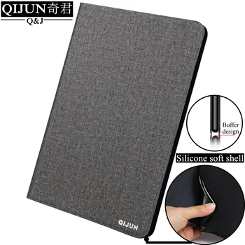 QIJUN tablete flip case for Samsung Galaxy Tab 3 8.0 ādas fundas aizsardzības Silikona soft Shell Stand vāks T310 T311 T315