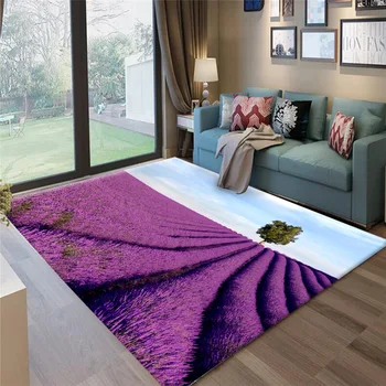 Radošo 3D Drukāšanas Dārza Ziedu Paklājus par viesistaba, Guļamistaba paklājos Gaitenis Paklājs, Virtuves, Vannas istabas Anti-Slip Grīdas Paklājs