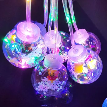 Radošā Bumbu LED Gaismas Rotaļlietas Bērniem, Bērnu Bumbas Karikatūra Stitch Modelis Elektronisko Jaunums Rotaļlietu, Burvju Dzimšanas dienas Dāvanu