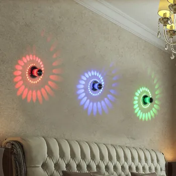 Radošā LED Griestu lampas 3W Modernu Led Griestu Lampas Krāsains Sienas Sconce Dzīvojamās Istabas Virsmas Montēta Led Griestu Apgaismojums