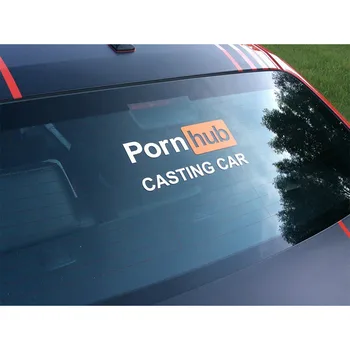 Radošā Smieklīgi Porno Hub Liešanas Auto stiklu Pieaugušo Die Samazināt Segtu Skrāpējumiem Ūdensizturīgs Pvc 20cm X 9.2 cm