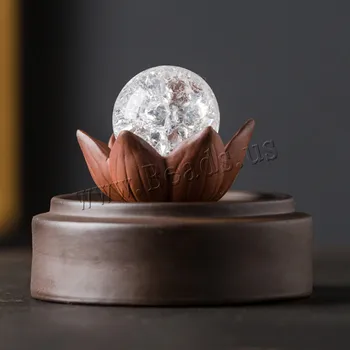 Radošās Keramikas Sālsūdenim Vīraks Degļa Dūmu Ūdenskritums Aromterapijas Krāsns Turētājs Ar LED Gaismas Modes Vienkārša Apdare
