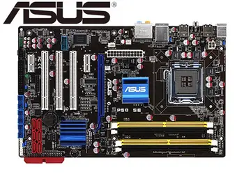 Rakstāmgalda Mātesplati Asus P5Q SE P45 Socket LGA 775 Core 2 Duo Quad DDR2 16.G UEFI ATX BIOS Sākotnējā Izmanto Mainboard PC