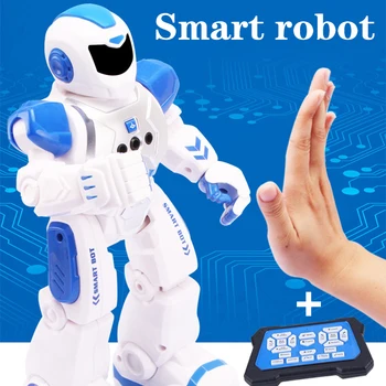RC Smarts Robots Dejot, Dziedāt programmējamas Rīcības Attēls elektrisko tālvadību Izglītības inteligente RC robotikas Dāvanas Bērniem Rotaļlietas