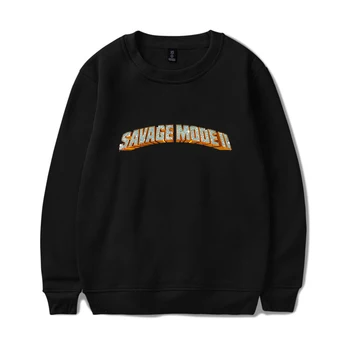 Reperis 21 Savage drukāšanas sporta Krekls Modes garām Piedurknēm pavasara/rudens sporta Krekls korejas mīksti topi ins jūra Streetwear