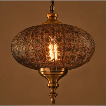 Retro Vintage E27 LED Laternu Gaismas Bēniņi Armatūra Droplight Pendant Apgaismojums Mājas Koridora Dekoru, Dāvanu