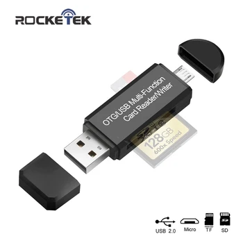 Rocketek usb 2.0 atmiņas karšu lasītājs OTG android adapteris cardreader micro SD/TF microsd lasītāji klēpjdatoru