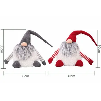 Roku darbs zviedru Ziemassvētku tomte/nisse Santa Claus Apdare Plīša Ziemassvētki Smieklīgi Gnome Plīša-Ziemassvētku Dāvanu Bērniem ASV Piegāde