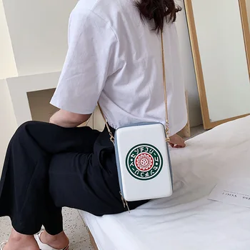 Romāns Mahjong dizaina ādas modes Meiteņu Somas un Somas Crossbody Ķēdes Soma Sieviešu Pleca Soma, Ikdienas Sajūgs Soma Bolsas