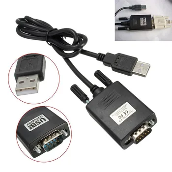 RS232 Sērijas USB 2.0 PL2303 Kabeļa Adapteris Pārveidotājs Win 7 8 10 PR QJY99