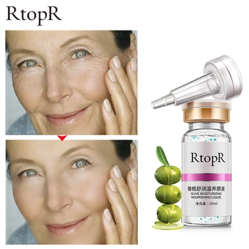 RTOPR Olīvu Emulsija, hialuronskābes Serums Anti Winkles Anti Aging Sejas Kopšanas Anti-aging Serum Ances Ārstēšanās Būtība 10ml