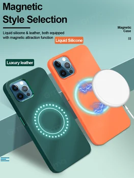 RUMAKA Oriģinālu 12 PRo Case For Iphone 12 Pro Max Magnētisko Ādas Gadījumā Iphone 12 Mini kartes Turētāju gadījumā Magnēts Maka Vāks