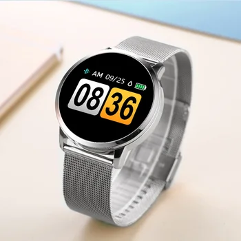 RUNDOING Q8 Smart Skatīties Krāsu OLED Ekrāns Smartwatch sieviešu Modes Fitnesa Tracker Sirds ritma monitors