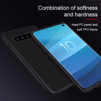 S10 case for Samsung S10 Plus lietu vāku Nillkin Teksturētu biznesa aizmugurējais vāciņš samsung galaxy s10e gadījumā capa s10+ lietām