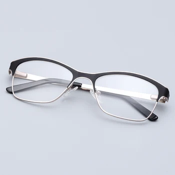 Sakausējuma Vīriešu Brilles Rāmis Biznesa Modes Izliektas Brilles #ML0075
