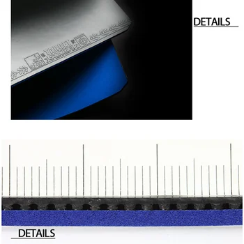 SANWEI Mērķa Valsts Ar 1,8 mm Blue Sūklis Galda Teniss Gumijas labu kontroli un spin Pimples Ping Pong Gumijas