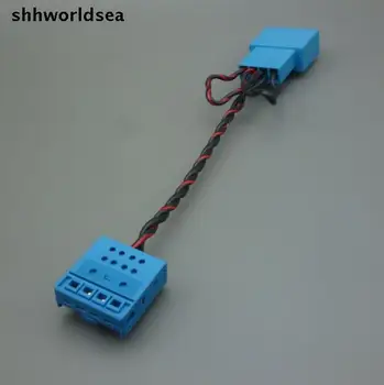 Shhworldsea 1gb BMW sērijas sabvuferi adaptera kabeli bass ragu plug konversijas lossless līnijas