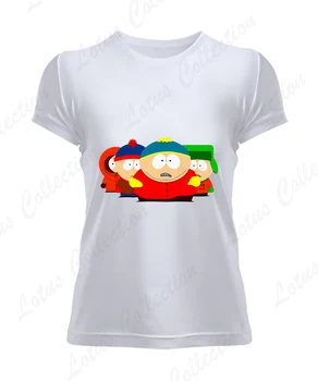 Sieviete South Park Cartman iespiesti gadījuma t-krekls vasaras 2020. gadam, modes %95 kokvilnas %likra 5 karikatūras meitene