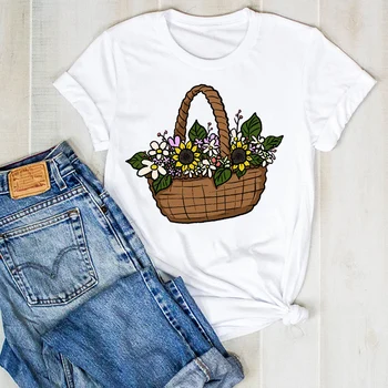 Sievietēm Lady Karikatūra Ananāsu Augļiem, Akvarelis, Drukāt Dāmas Vasaras T Tee Tshirt Sieviešu Sieviešu Krekls Top Drēbes Grafiskais T-krekls