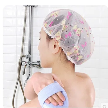 Sieviešu Dušas Cepurītes Vannas istabas Produktu EVA cuffia doccia cepuri pieaugušo sunīti duša adulte gorros ducha dušas uzgali karstā 2 gabali/daudz