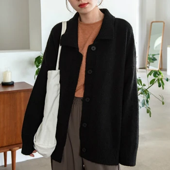 Sieviešu Jaka Cietā Džemperis Vienu Krūtīm, Harajuku Mātītes Atpūtas Šiks Elegants Moderns Iela Outwear Vienkārša Dizaina Modes