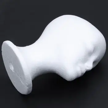 Sieviešu Putu Manekena Galvas Modeli Cepuri Parūka Displejs Stāvēt Plaukts balts