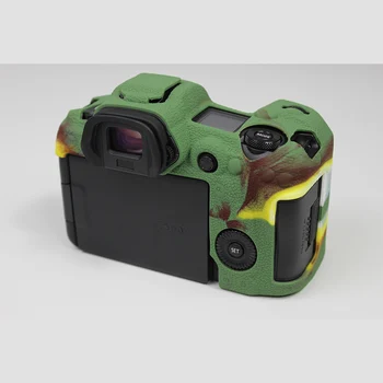 Silikona Fotokameras soma soma Canon EOS R5 Gumijas Kameras Vāciņš Ādas DSLR Shell aizsargs portatīvo