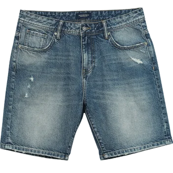 SIMWOOD 2020. gada Vasarā jaunu ripped džinsa bikses vīriešu modes ripped mazgā vintage bikses plus lieluma kokvilnas bikses SJ150613