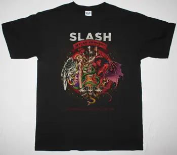 Slash Feat Myles Kennedy Un Sazvērnieki Apocalyptic Love Melns T Krekls