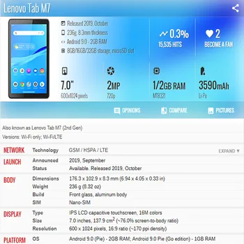 Slim Flip PU Ādas Gadījumā Lenovo Cilnes M7 2019 Magnētisko Vāciņu TB-7305F TB-7305X TB-7305I 7.0 collu Tablete Gadījumā+pildspalva