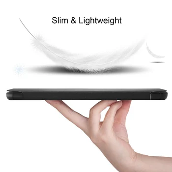 Slim Flip PU Ādas Gadījumā Lenovo Cilnes M7 2019 Magnētisko Vāciņu TB-7305F TB-7305X TB-7305I 7.0 collu Tablete Gadījumā+pildspalva