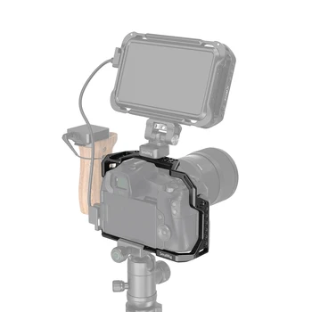 SmallRig Kamera, Būris Canon EOS R ar Aukstu Apavu Piestiprināšanas Vītnes urbumiem Burvju Rokas Mikrofons Pievienot 2803