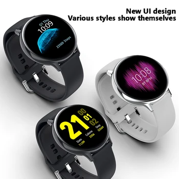 Smart Skatīties IP68 Ūdensnecaurlaidīga Sporta Vīrieši Sievietes Bluetooth Smartwatch Fitnesa Tracker Sirds ritma Monitors Android, IOS Gobal Versio
