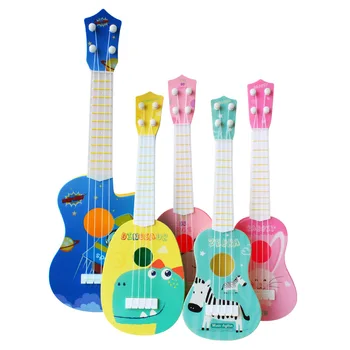 Smieklīgi Havajiešu Ģitāra Mūzikas Instrumenti Bērniem, Ģitāra Montessori Rotaļlietas Bērniem Skolā, Spēlēt Spēli Izglītības Dāvanu