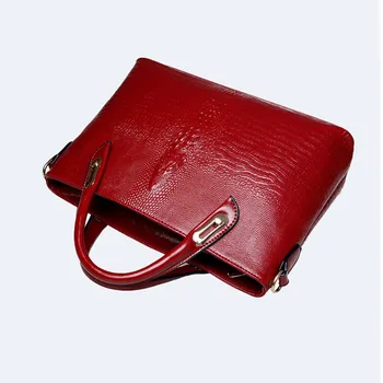 SMOOZA Karstā Pārdošanas sieviešu somas sieviešu messenger somas dāmas jaunu pleca soma bolsas ādas somas Krokodils modelis tote somas