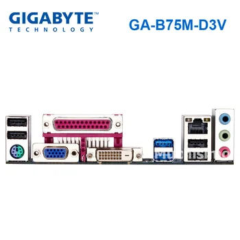 Socket LGA 1155 GIGABYTE GA-B75M-D3V Desktop Mātesplatē B75 Socket LGA 1155 i3 i5 i7, DDR3 16GB Micro ATX B75M-D3V Mainboard
