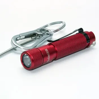Sofirn Jaunu C01R XPE2 660nm tumši Sarkans Portatīvo Uzlādējams kabatas Lukturītis Ar Atslēgu Gredzens Mini AAA Lukturīti