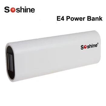 Soshine E4 Power Bank Dual USB Interfeisu ar 2 x 18650 Slots Portable Power Bank
