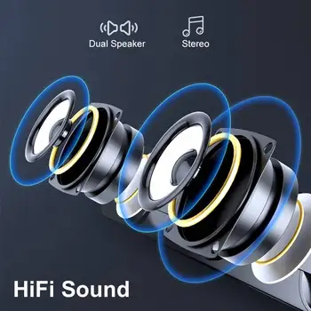 Sound Bar AUX USB Vadu/Bezvadu bluetooth Mājas Kinozāles FM Radio Surround HiFi Stereo Bass Subwoofer SoundBar Speaker for PC